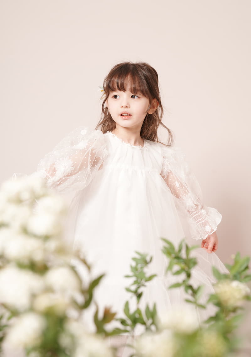 Minipalette - Korean Children Fashion - #kidzfashiontrend - GRACE One-piece - 5