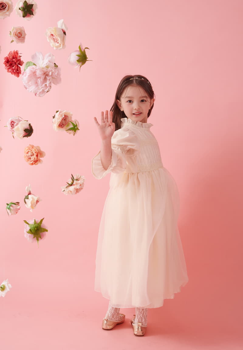 Minipalette - Korean Children Fashion - #magicofchildhood - BETH Lace One-piece - 9