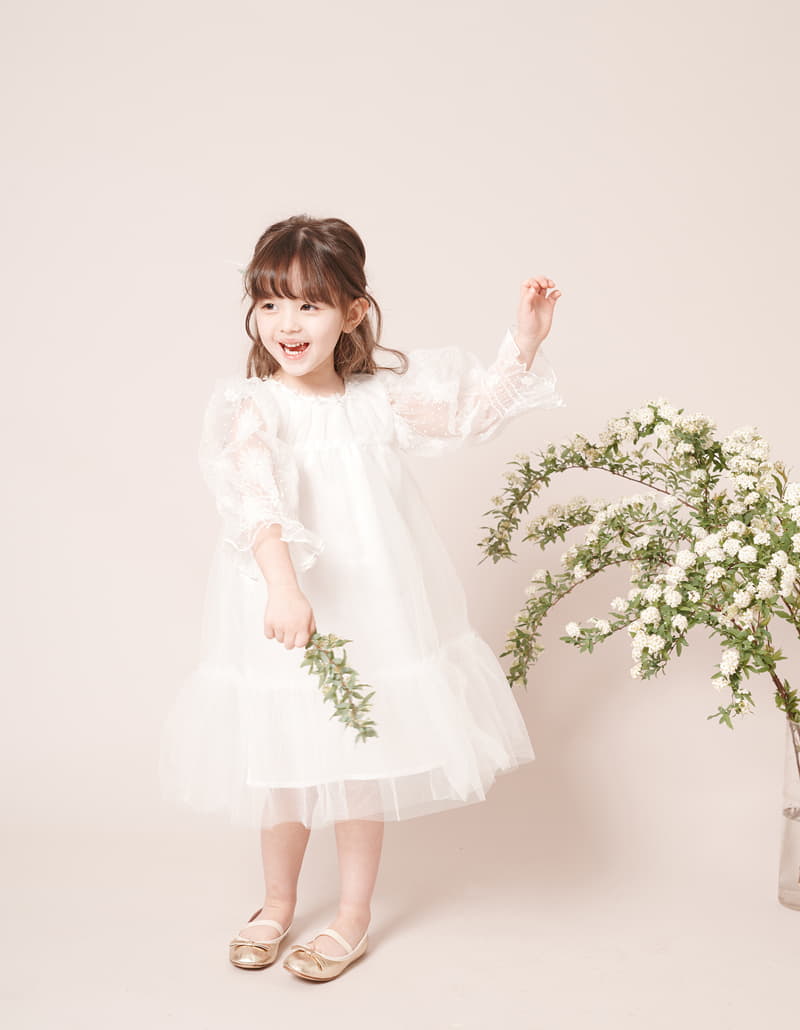 Minipalette - Korean Children Fashion - #prettylittlegirls - GRACE One-piece - 10