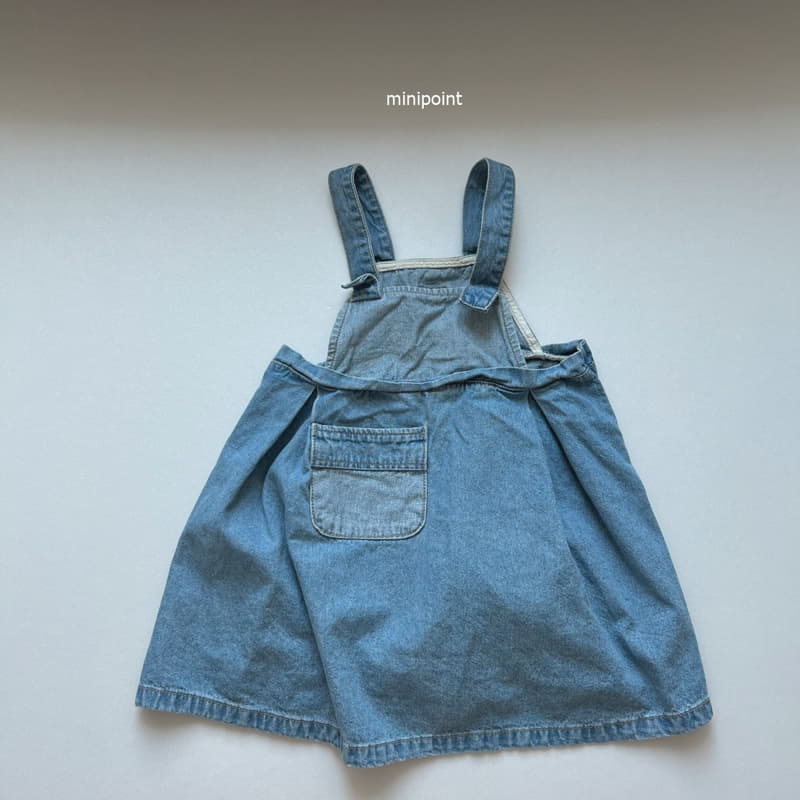 Minipoint - Korean Children Fashion - #childofig - Denim Color One-piece