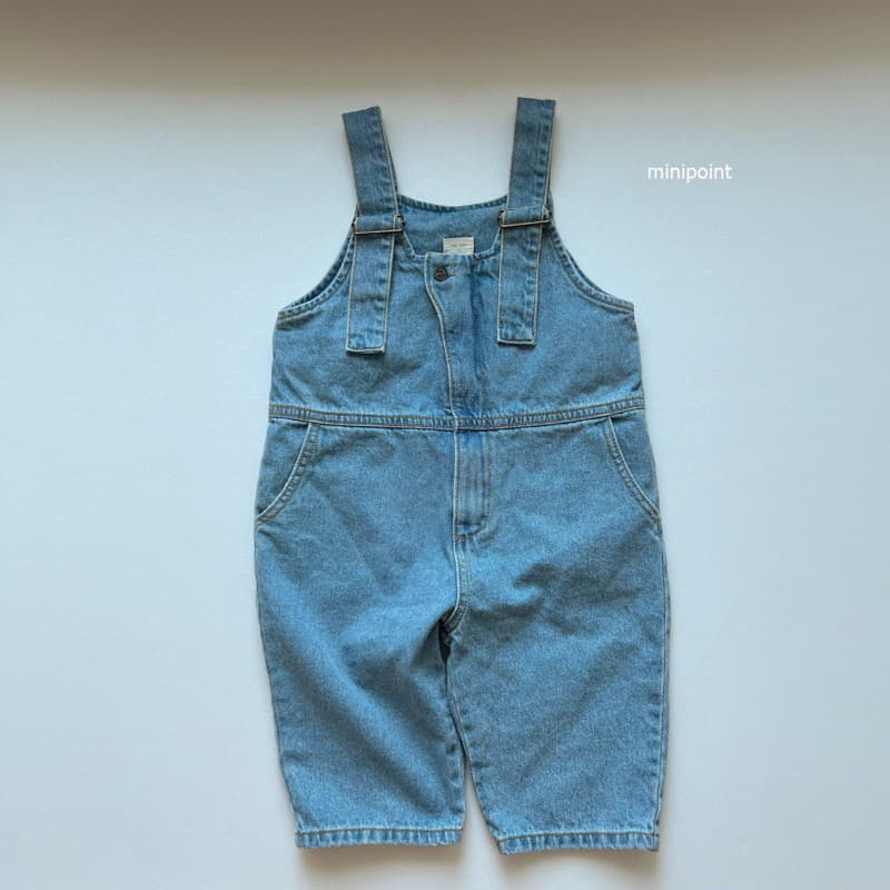 Minipoint - Korean Children Fashion - #designkidswear - Zipper Dungarees Overalls