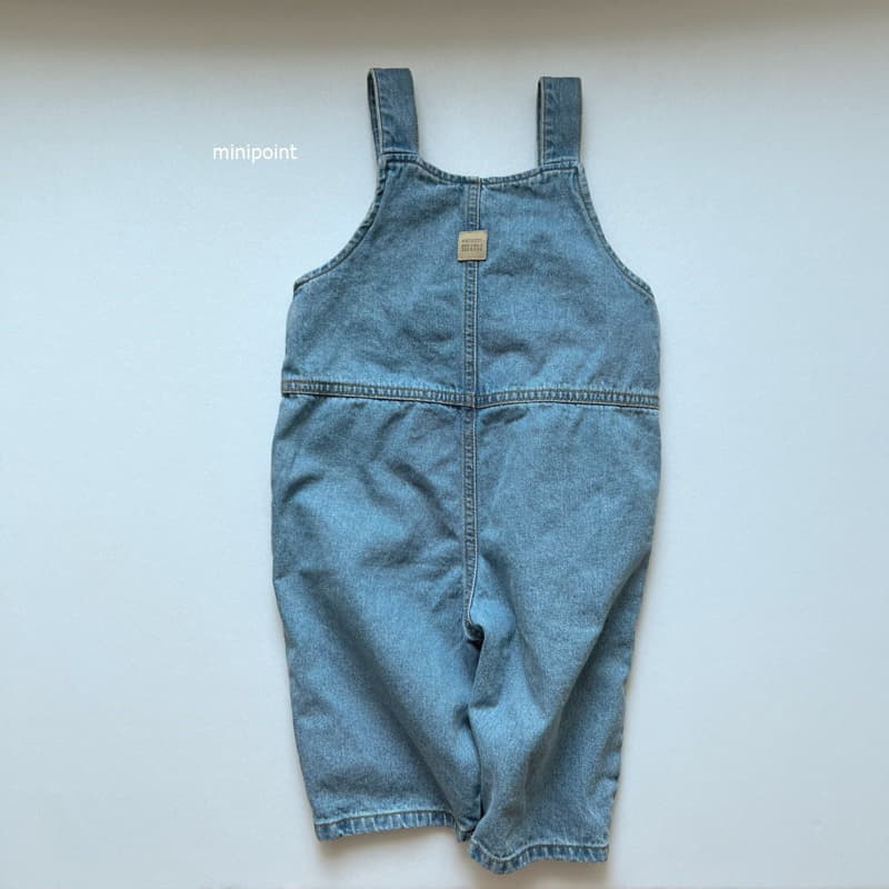 Minipoint - Korean Children Fashion - #discoveringself - Zipper Dungarees Overalls - 2