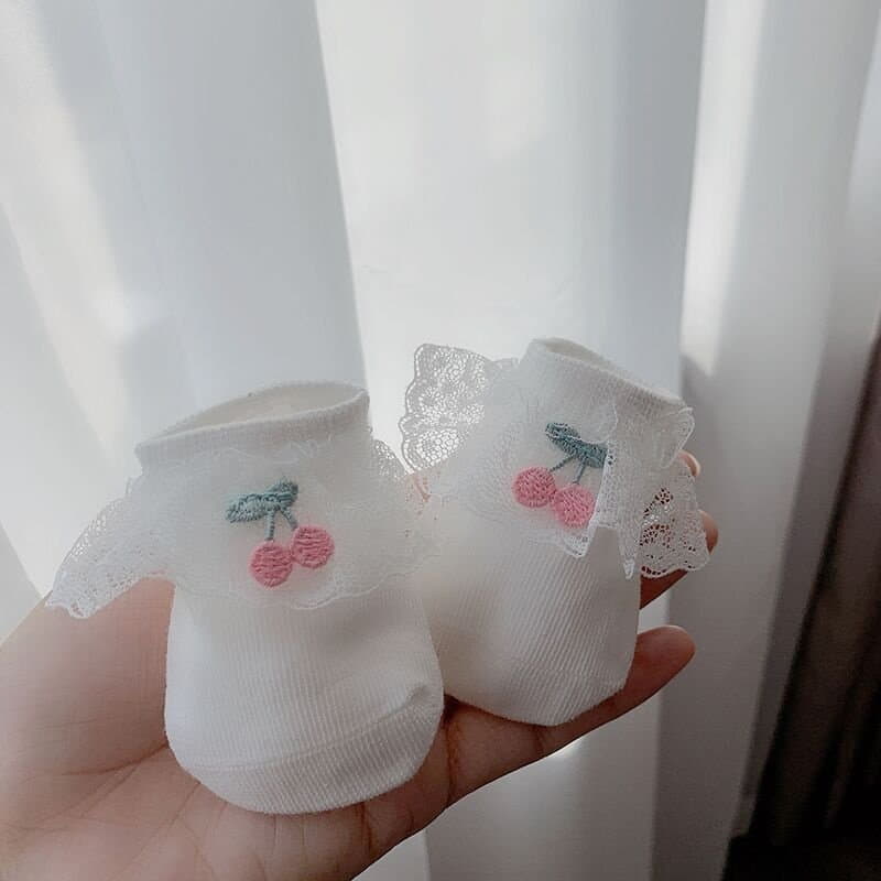 Miso - Korean Baby Fashion - #babyboutique - Very Lace Socks  - 11