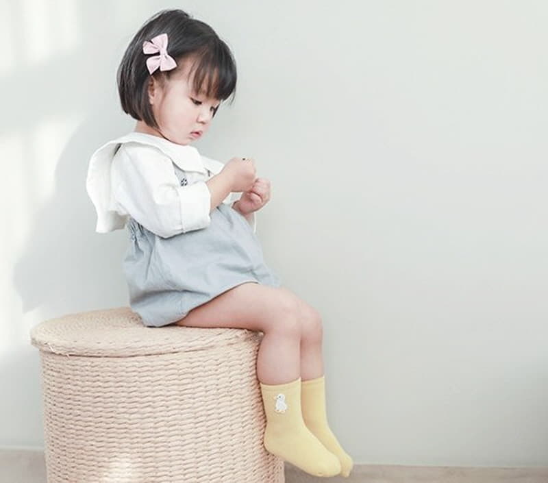 Miso - Korean Baby Fashion - #babygirlfashion - Duck Socks Set - 4
