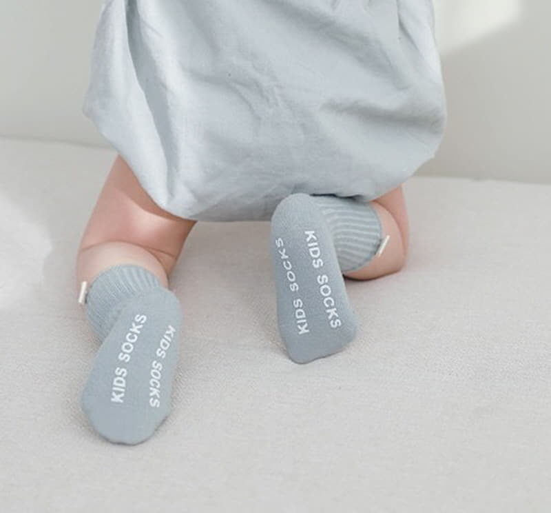 Miso - Korean Baby Fashion - #babywear - Label Rib Socks Set - 8