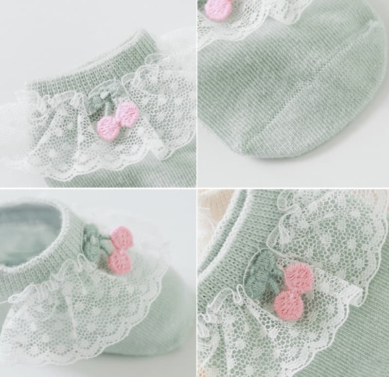 Miso - Korean Baby Fashion - #smilingbaby - Very Lace Socks  - 10