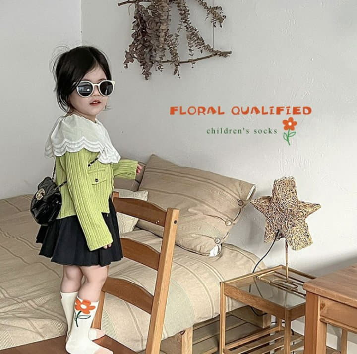Miso - Korean Children Fashion - #Kfashion4kids - Floral Socks - 6