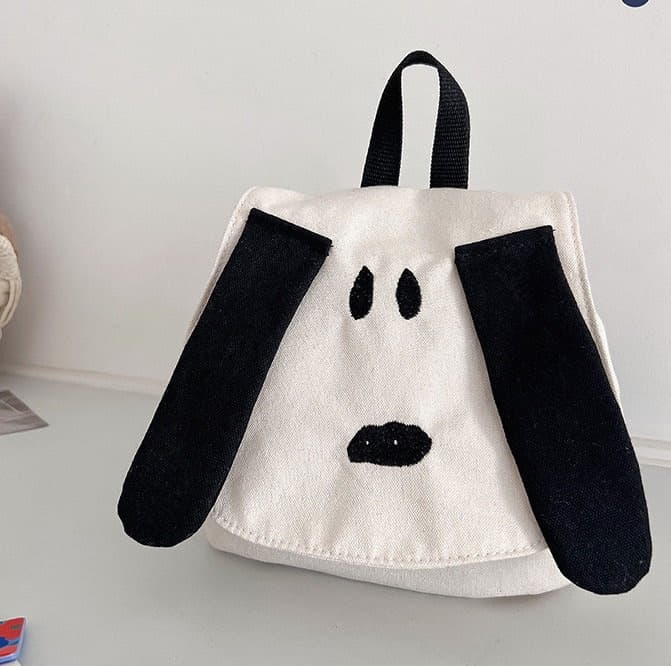 Miso - Korean Children Fashion - #childofig - White Dog Bag