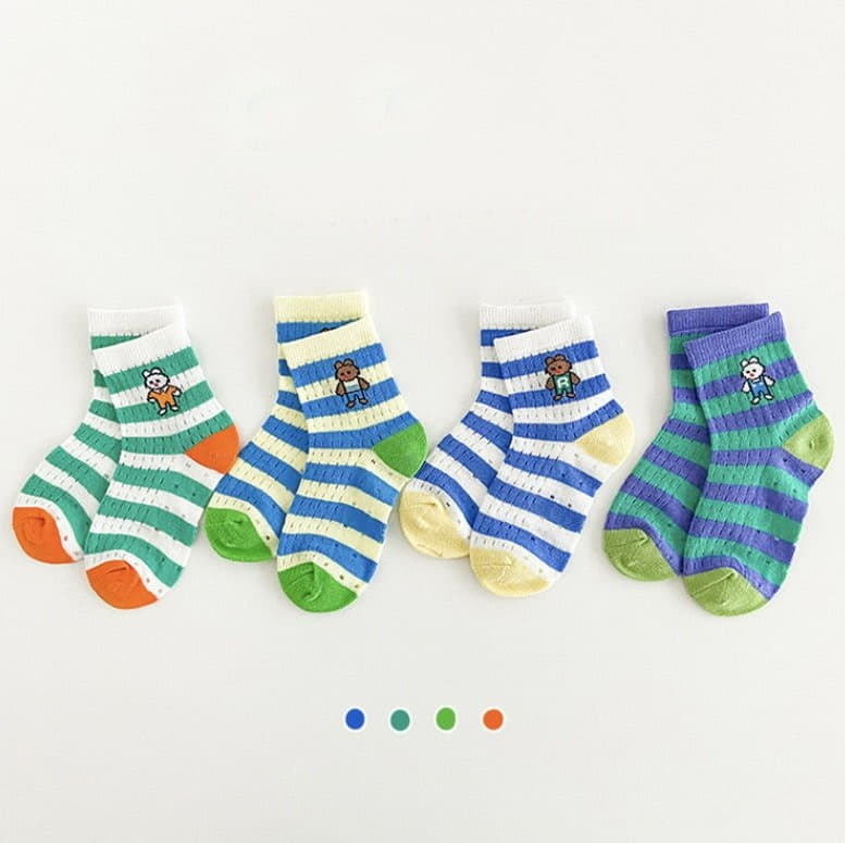 Miso - Korean Children Fashion - #designkidswear - Galaxy Socks Set - 11