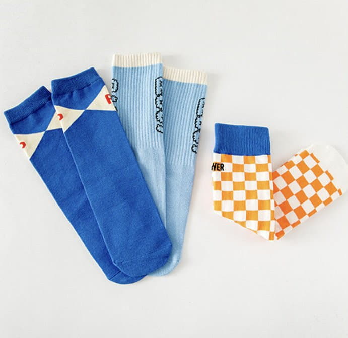 Miso - Korean Children Fashion - #designkidswear - Replay Socks Set