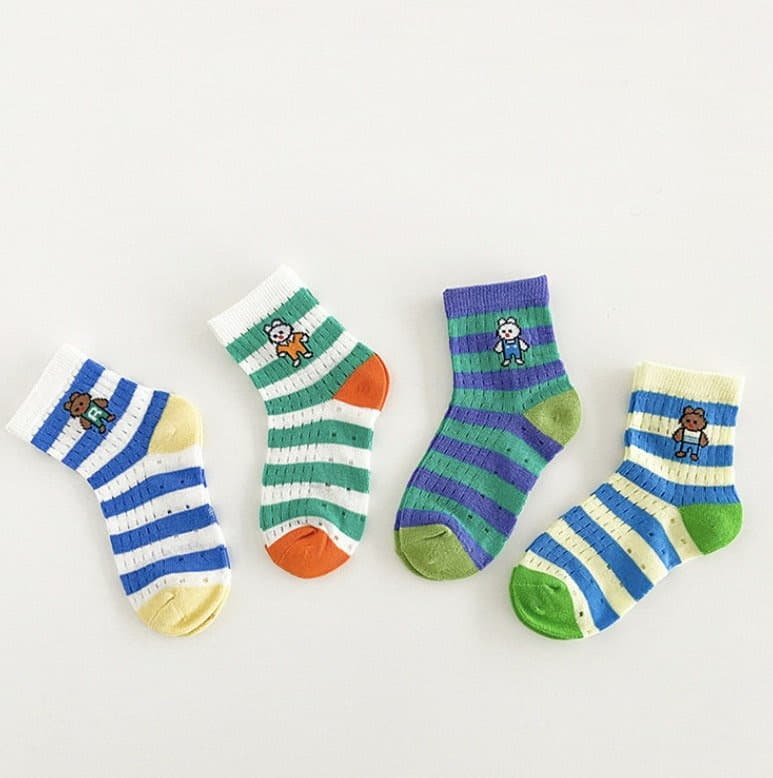 Miso - Korean Children Fashion - #discoveringself - Galaxy Socks Set - 12