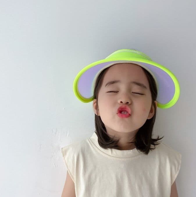 Miso - Korean Children Fashion - #discoveringself - Sun Block Sun Cap - 6