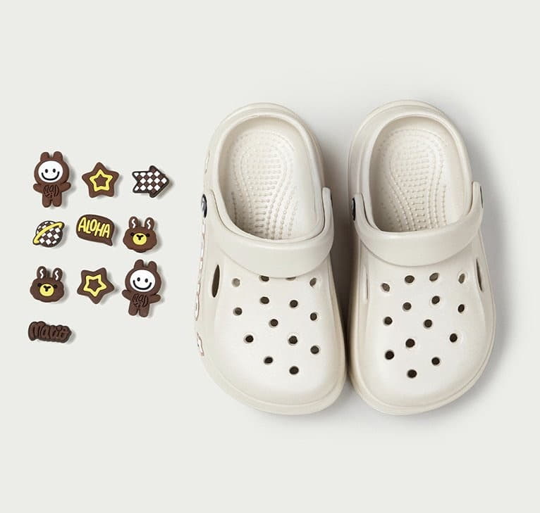 Miso - Korean Children Fashion - #discoveringself - Choco Crocs Sandals - 4