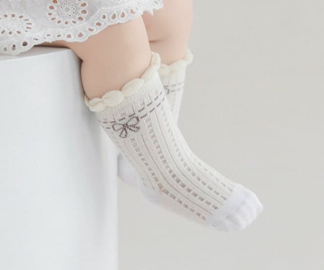 Miso - Korean Children Fashion - #kidzfashiontrend - Ribbon Socks - 7