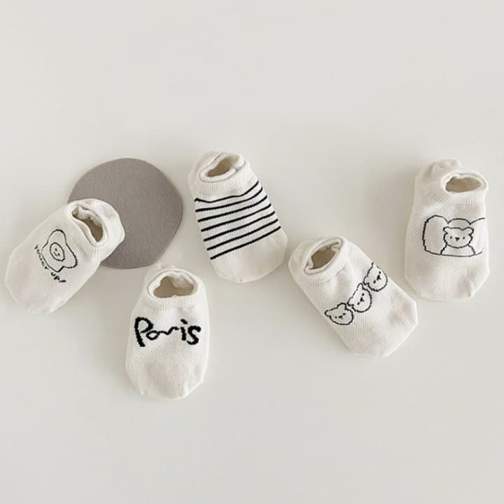 Miso - Korean Children Fashion - #minifashionista - Tupu Socks Set - 6