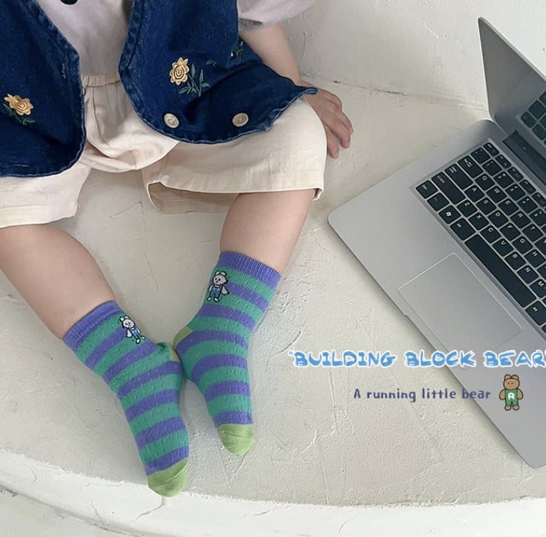 Miso - Korean Children Fashion - #stylishchildhood - Galaxy Socks Set - 8