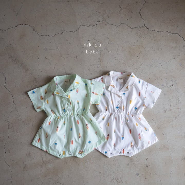 Mkids - Korean Baby Fashion - #babyboutique - Cream Bodysuit - 9