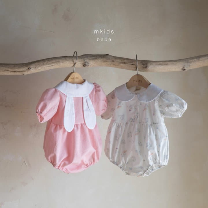 Mkids - Korean Baby Fashion - #babyclothing - Summer Rabbit Bodysuit