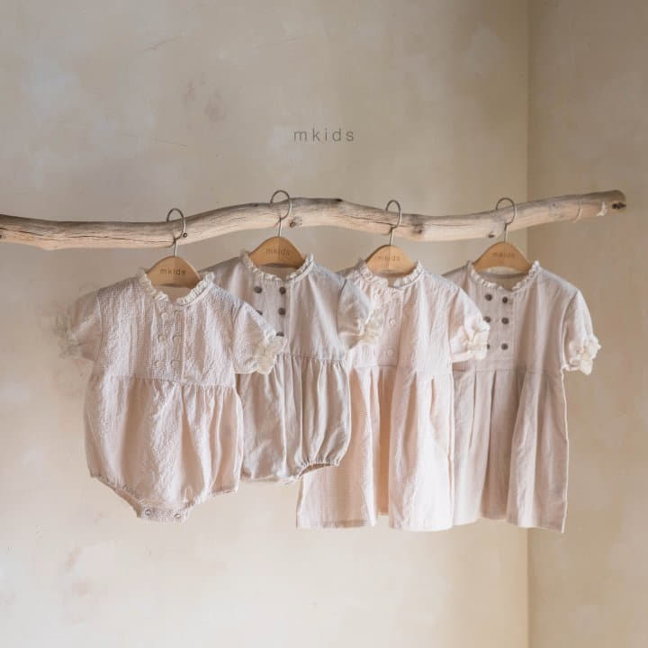 Mkids - Korean Baby Fashion - #babyclothing - Double Lace Bodysuit - 2