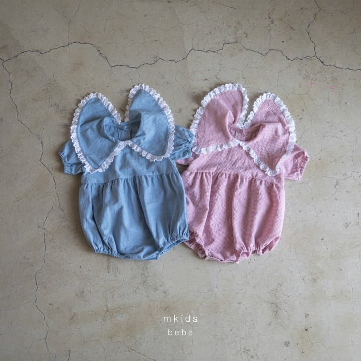 Mkids - Korean Baby Fashion - #babygirlfashion - Frill Collar Bodysuit - 9