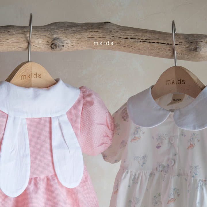 Mkids - Korean Baby Fashion - #babyootd - Summer Rabbit One-piece - 6
