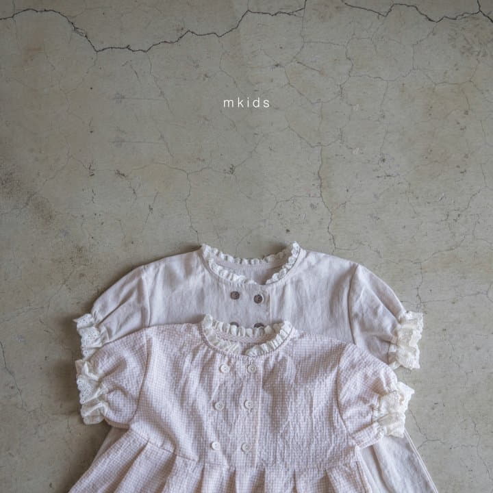 Mkids - Korean Baby Fashion - #babyootd - Double Lace One-piece - 9