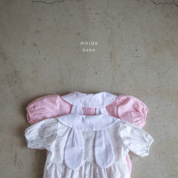 Mkids - Korean Baby Fashion - #onlinebabyboutique - Summer Rabbit Bodysuit - 11