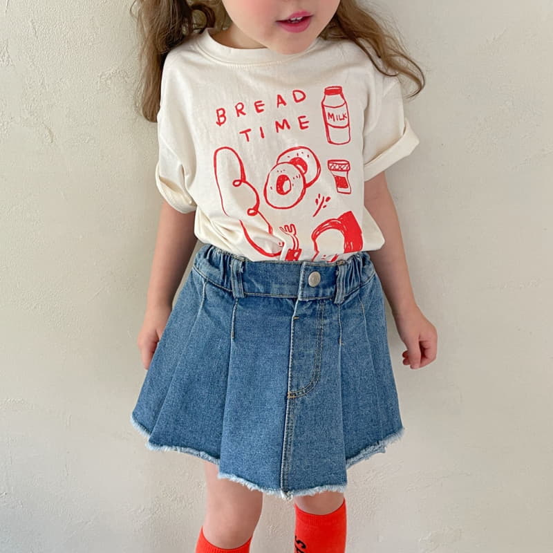 Momo Ann - Korean Children Fashion - #Kfashion4kids - Denim Skirt Pants - 6