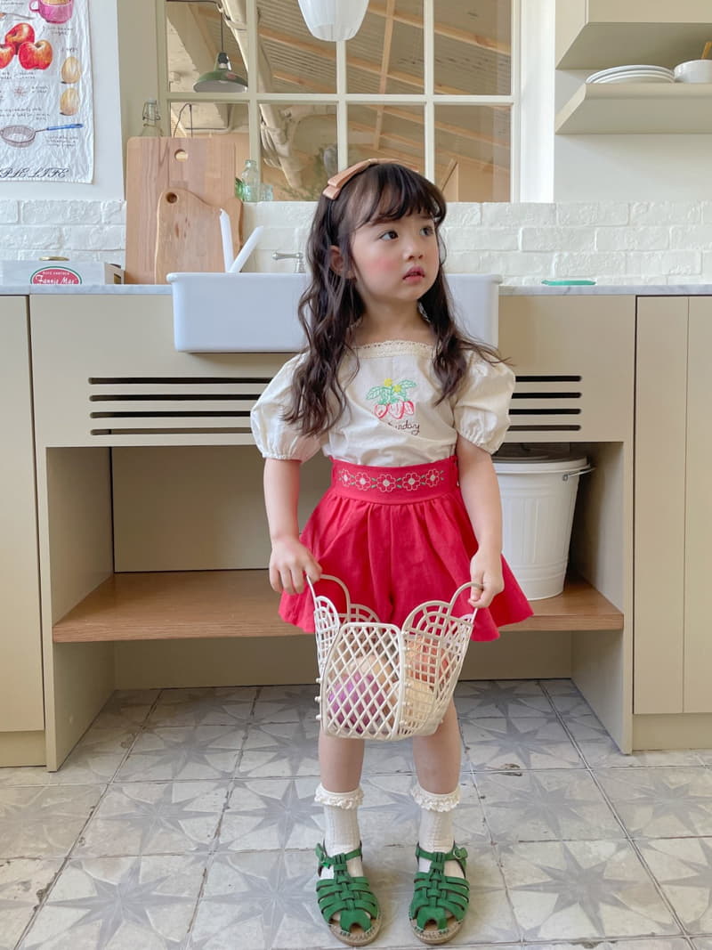 Momo Ann - Korean Children Fashion - #childofig - Berry Blouse - 7