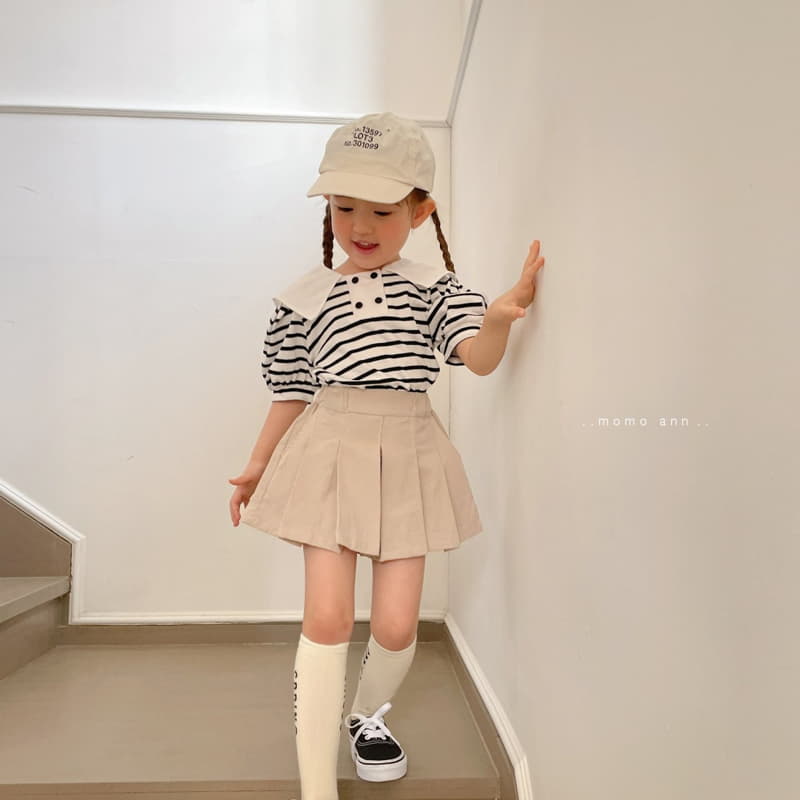 Momo Ann - Korean Children Fashion - #childrensboutique - Pleats Skirt Pants - 8