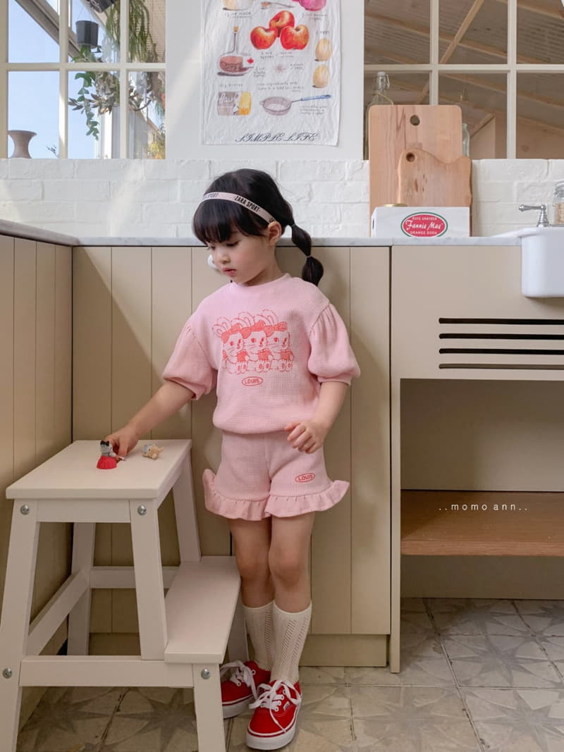 Momo Ann - Korean Children Fashion - #childrensboutique - Rabbit Top Bottom Set