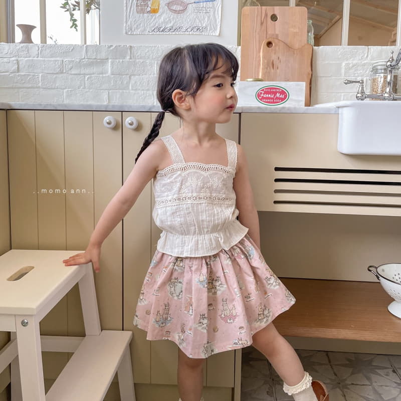 Momo Ann - Korean Children Fashion - #childrensboutique - Lace Sleeveless