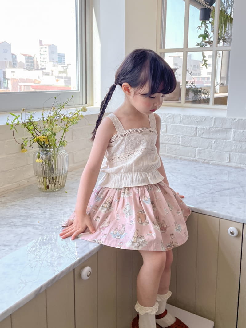 Momo Ann - Korean Children Fashion - #designkidswear - Lace Sleeveless - 2