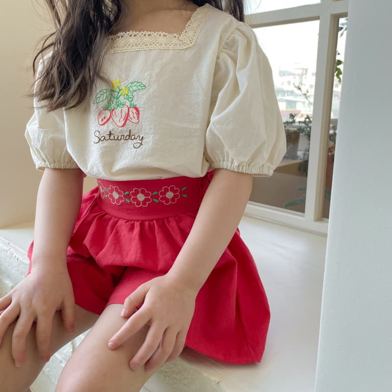Momo Ann - Korean Children Fashion - #designkidswear - Berry Blouse - 9