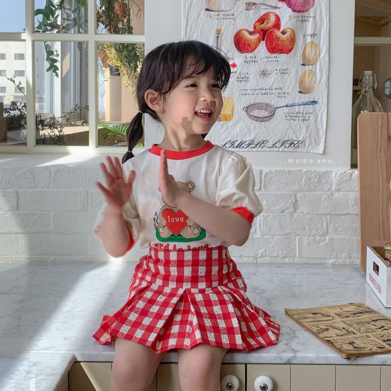 Momo Ann - Korean Children Fashion - #discoveringself - Heart Bear Tee - 6