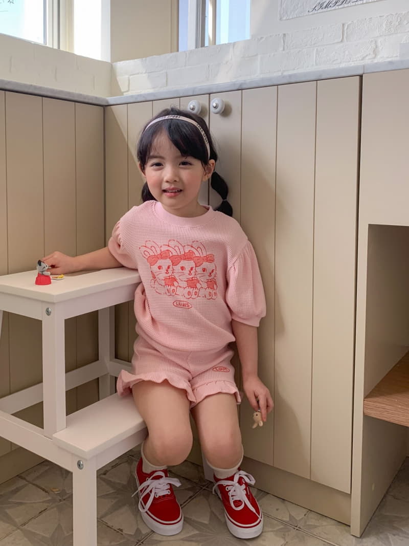 Momo Ann - Korean Children Fashion - #discoveringself - Rabbit Top Bottom Set - 3