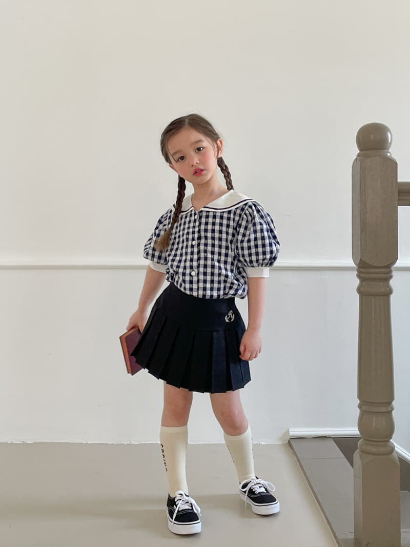 Momo Ann - Korean Children Fashion - #designkidswear - Black Wrinkle Skirt Pants - 4