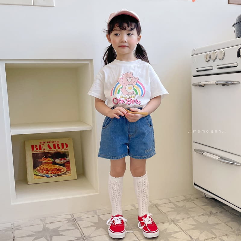 Momo Ann - Korean Children Fashion - #discoveringself - Frill Denim Shorts - 2