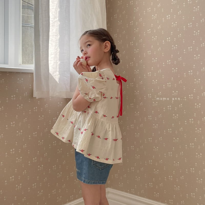 Momo Ann - Korean Children Fashion - #fashionkids - Ribbon Blouse - 10
