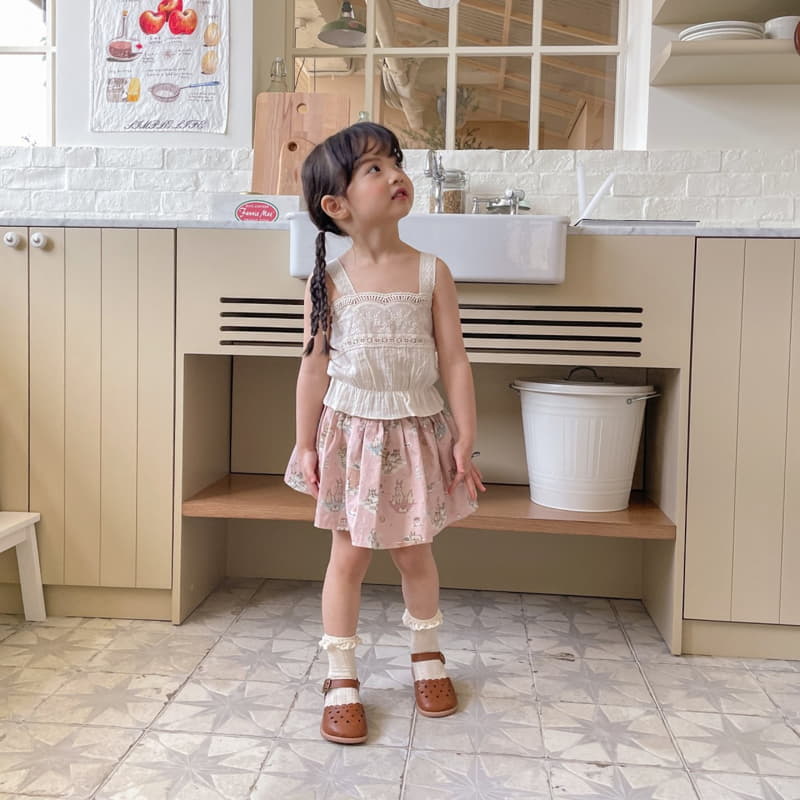Momo Ann - Korean Children Fashion - #discoveringself - Lace Sleeveless - 4