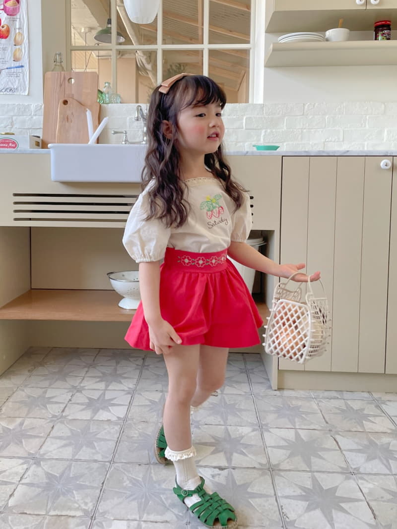 Momo Ann - Korean Children Fashion - #fashionkids - Berry Blouse - 11