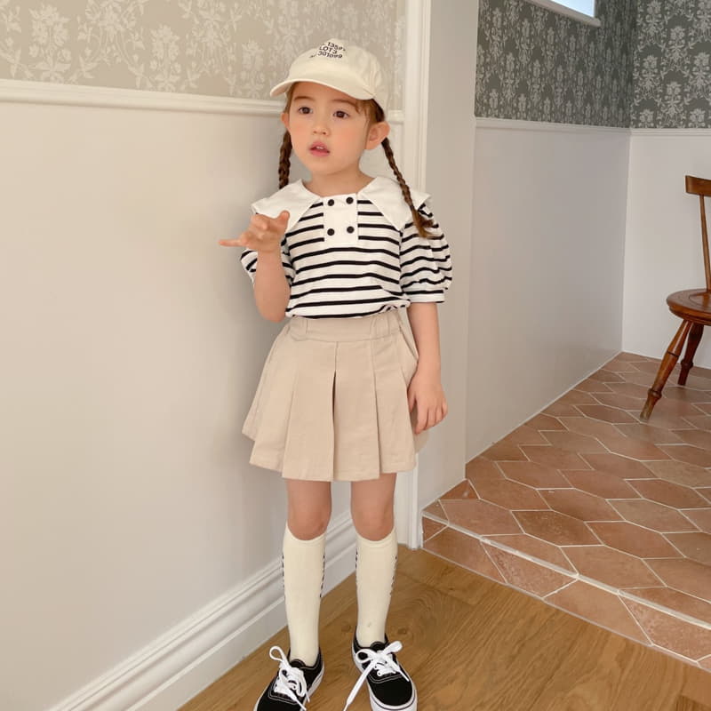 Momo Ann - Korean Children Fashion - #kidsshorts - Pleats Skirt Pants - 12
