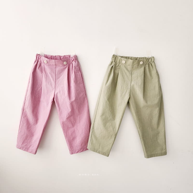 Momo Ann - Korean Children Fashion - #kidsshorts - Wrinkle Pants - 8