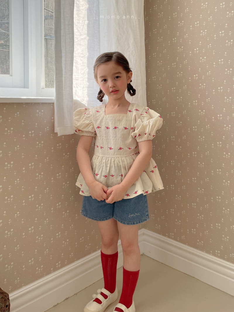 Momo Ann - Korean Children Fashion - #kidsstore - Ribbon Blouse - 12