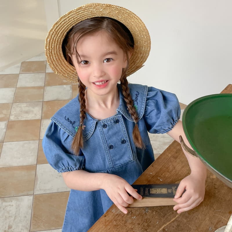 Momo Ann - Korean Children Fashion - #kidzfashiontrend - Denim One-piece - 11