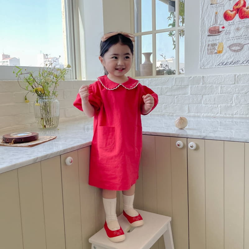 Momo Ann - Korean Children Fashion - #kidsstore - Chacha One-piece - 4