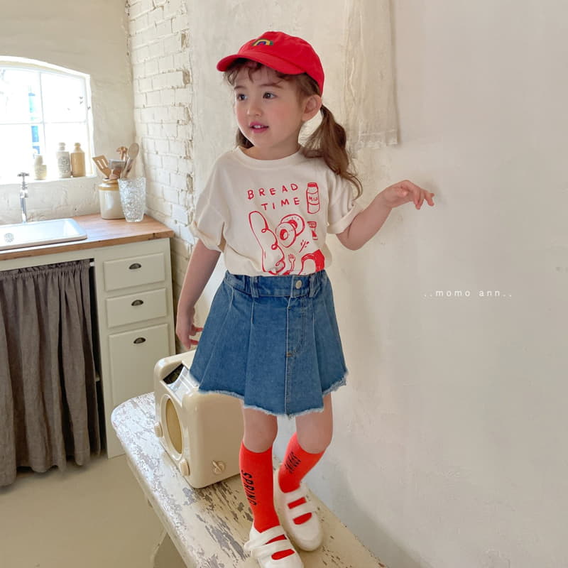 Momo Ann - Korean Children Fashion - #littlefashionista - Denim Skirt Pants - 7