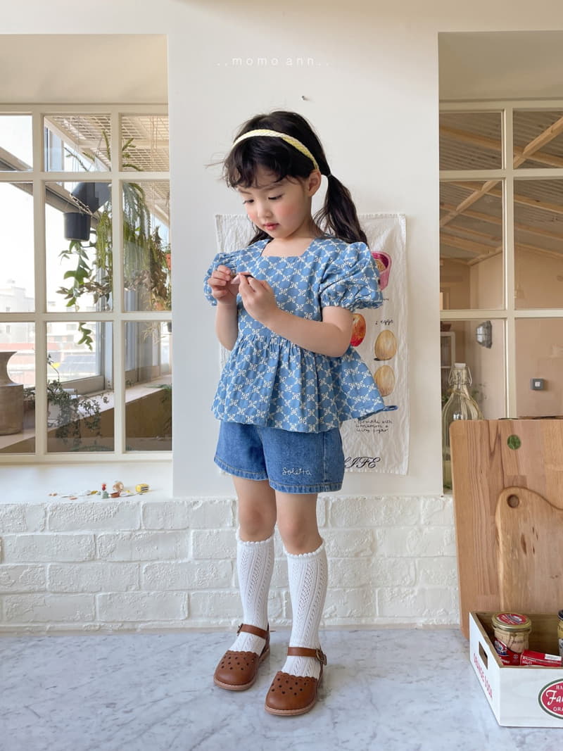 Momo Ann - Korean Children Fashion - #magicofchildhood - Frill Denim Shorts - 9