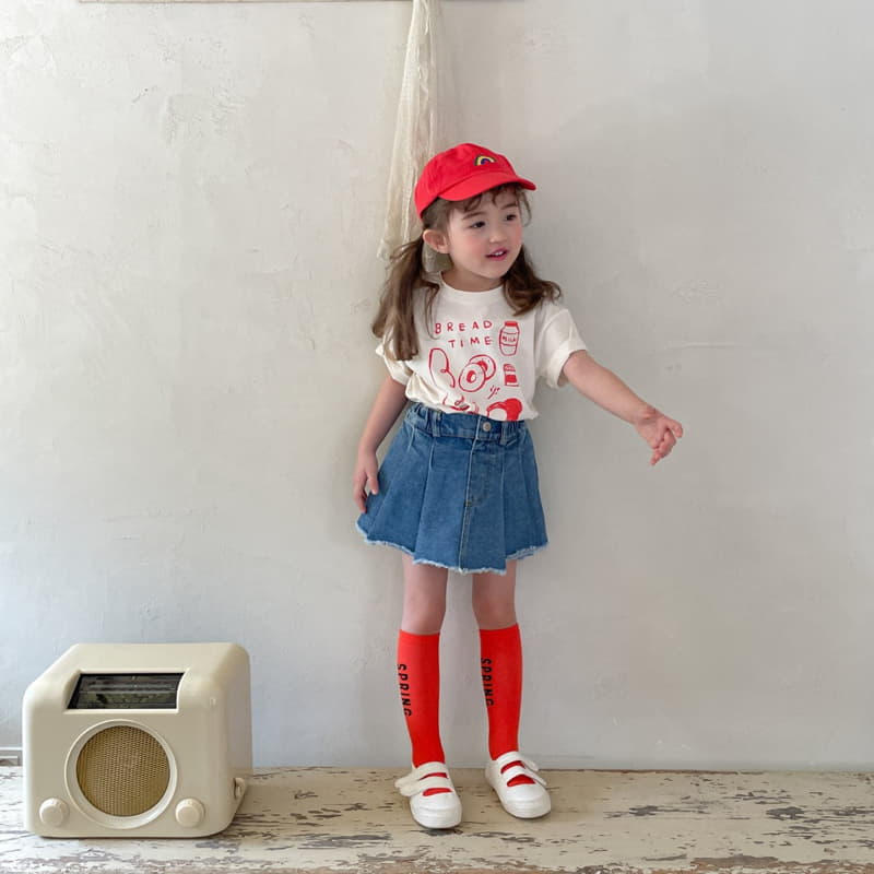 Momo Ann - Korean Children Fashion - #magicofchildhood - Denim Skirt Pants - 8