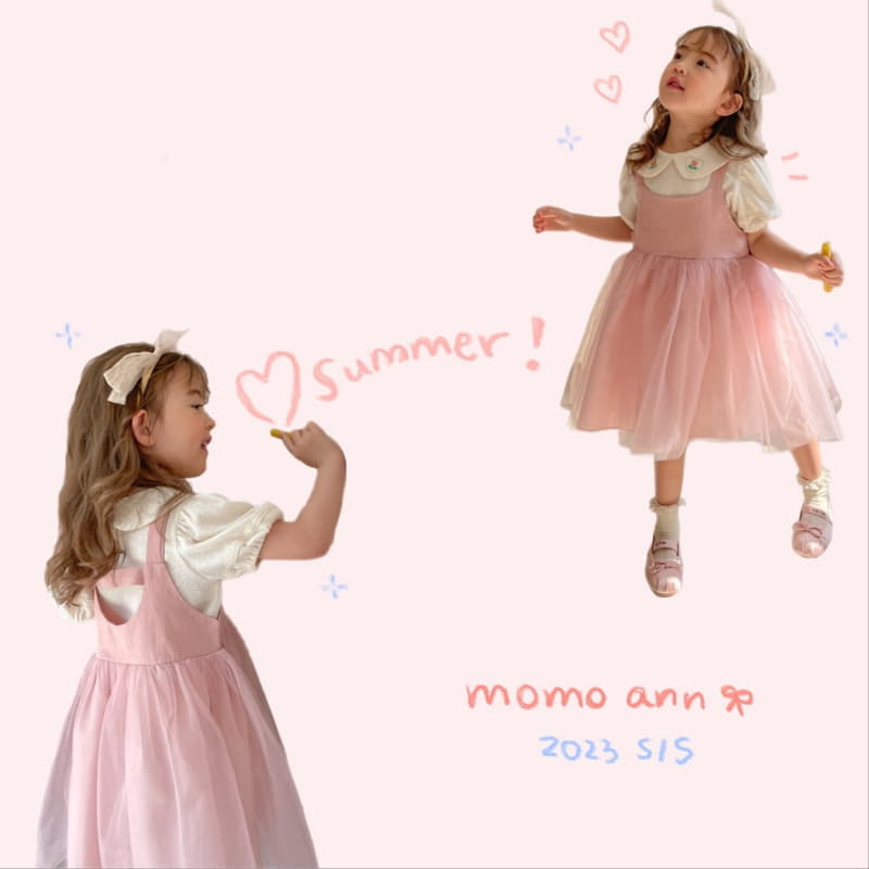 Momo Ann - Korean Children Fashion - #minifashionista - Mesh String One-piece - 10